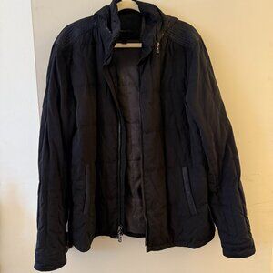 Men's Black Quilted Jacket